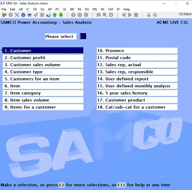 Samco Power Accouting Sales Analysis